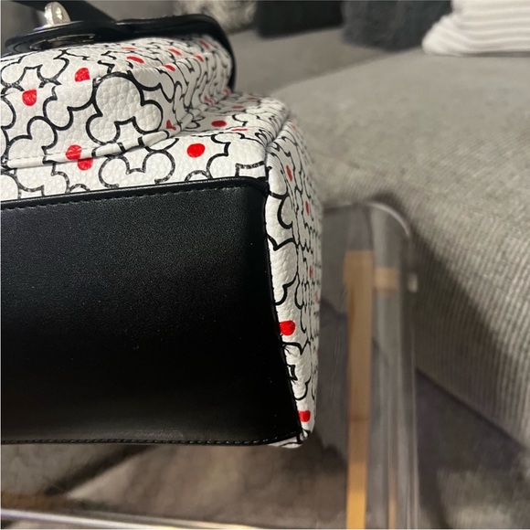 Disney Parks Black and White Satchel with Red Accents NWT - Picture 11 of 11